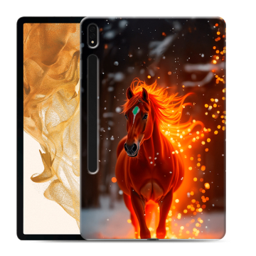 Силиконовый чехол на Samsung Galaxy Tab S8 Plus с принтом Новый год