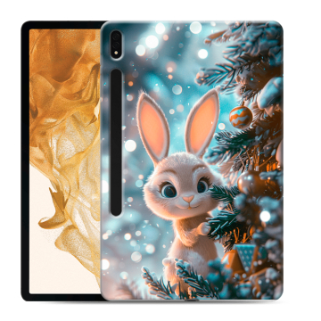 Силиконовый чехол на Samsung Galaxy Tab S8 Plus с принтом Новый год