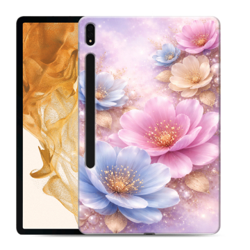 Силиконовый чехол на Samsung Galaxy Tab S8 Plus с принтом женский