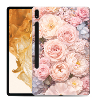 Силиконовый чехол на Samsung Galaxy Tab S8 Plus с принтом женский