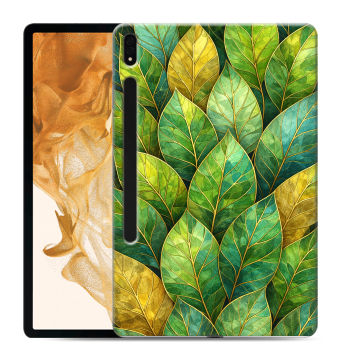 Силиконовый чехол на Samsung Galaxy Tab S8 Plus с принтом женский
