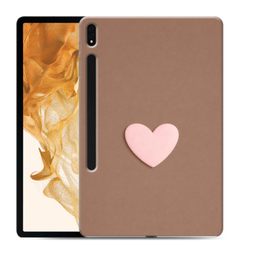 Силиконовый чехол на Samsung Galaxy Tab S8 Plus с принтом женский