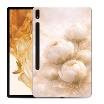 Силиконовый чехол на Samsung Galaxy Tab S8 Plus с принтом женский