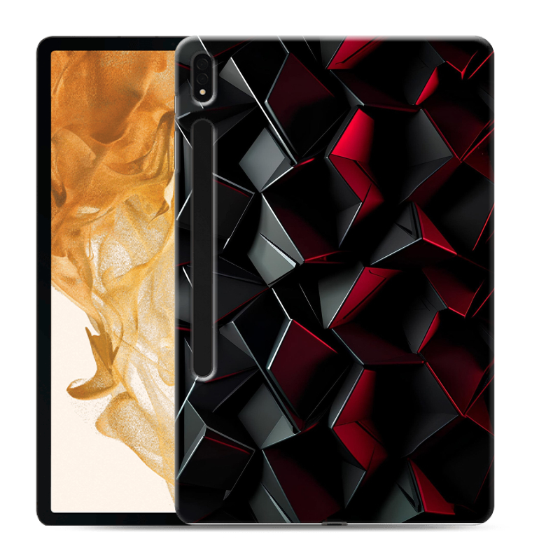 Силиконовый чехол на Samsung Galaxy Tab S8 Plus с принтом Абстракция Силиконовый чехол на Samsung Galaxy Tab S8 Plus с принтом Абстракция