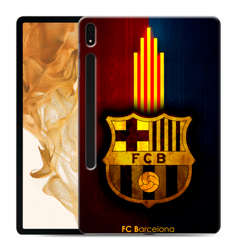 Силиконовый чехол на Samsung Galaxy Tab S8 Plus с принтом Барселона Barcelona Силиконовый чехол на Samsung Galaxy Tab S8 Plus с принтом Барселона Barcelona