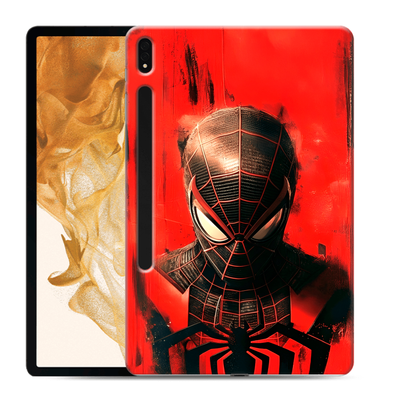 Силиконовый чехол на Samsung Galaxy Tab S8 Plus с принтом человек паук spiderman Силиконовый чехол на Samsung Galaxy Tab S8 Plus с принтом человек паук spiderman