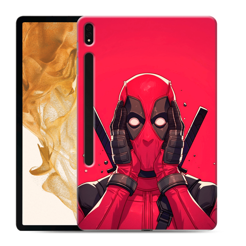 Силиконовый чехол на Samsung Galaxy Tab S8 Plus с принтом Дедпул Deadpool Силиконовый чехол на Samsung Galaxy Tab S8 Plus с принтом Дедпул Deadpool