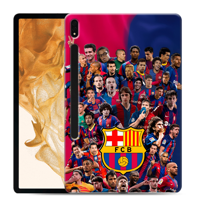 Силиконовый чехол на Samsung Galaxy Tab S8 Plus с принтом Барселона Barcelona Силиконовый чехол на Samsung Galaxy Tab S8 Plus с принтом Барселона Barcelona