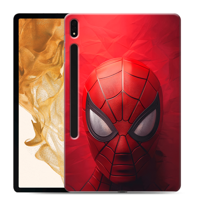 Силиконовый чехол на Samsung Galaxy Tab S8 Plus с принтом Spiderman Человек паук Силиконовый чехол на Samsung Galaxy Tab S8 Plus с принтом Spiderman Человек паук