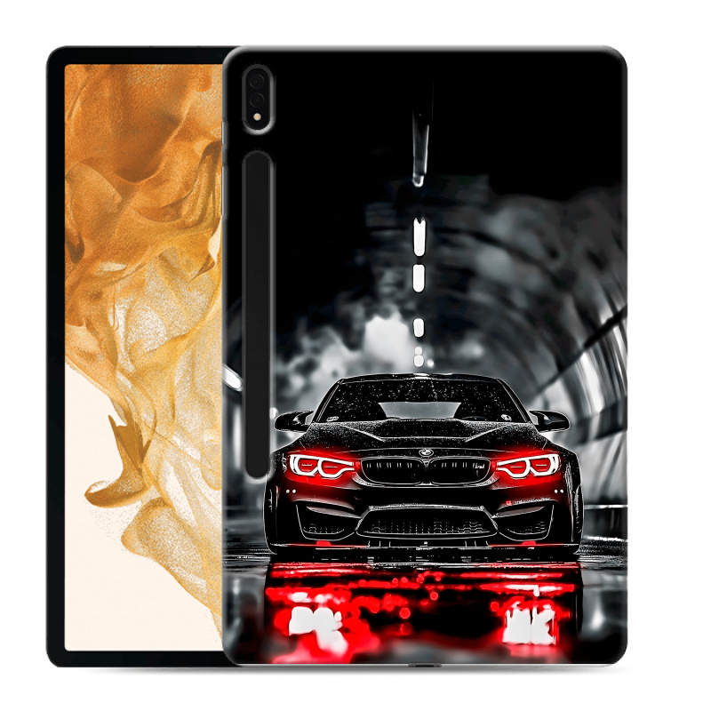 Силиконовый чехол на Samsung Galaxy Tab S8 Plus с принтом BMW БМВ Силиконовый чехол на Samsung Galaxy Tab S8 Plus с принтом BMW БМВ