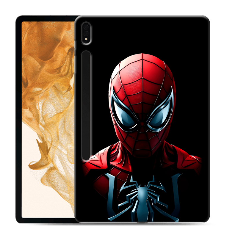Силиконовый чехол на Samsung Galaxy Tab S8 Plus с принтом Spiderman Человек паук Силиконовый чехол на Samsung Galaxy Tab S8 Plus с принтом Spiderman Человек паук