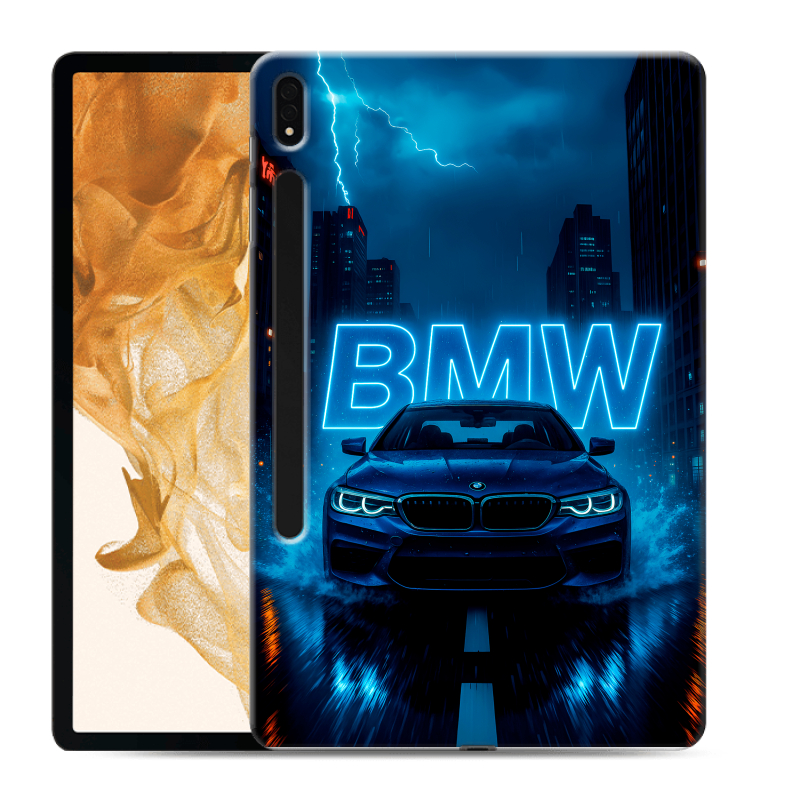 Силиконовый чехол на Samsung Galaxy Tab S8 Plus с принтом BMW БМВ Силиконовый чехол на Samsung Galaxy Tab S8 Plus с принтом BMW БМВ