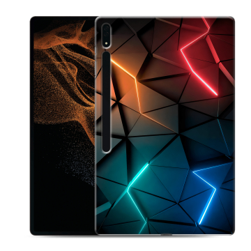 Силиконовый чехол на планшета Samsung Galaxy Tab S8 Ultra с принтом Абстракция неон Силиконовый чехол на планшета Samsung Galaxy Tab S8 Ultra с принтом Абстракция неон