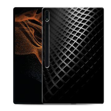 Силиконовый чехол на Samsung Galaxy Tab S8 Ultra с принтом Текстура металла