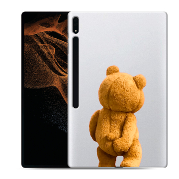 Силиконовый чехол на Samsung Galaxy Tab S8 Ultra с принтом Медведь