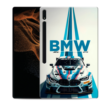 Силиконовый чехол на Samsung Galaxy Tab S8 Ultra с принтом БМВ BMW