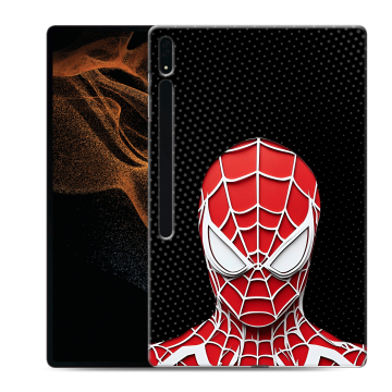 Силиконовый чехол на Samsung Galaxy Tab S8 Ultra с принтом человек паук spiderman
