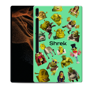 Силиконовый чехол на Samsung Galaxy Tab S8 Ultra с принтом Шрек Shrek