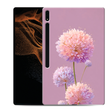 Силиконовый чехол на Samsung Galaxy Tab S8 Ultra с принтом Цветы