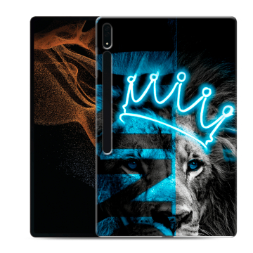 Силиконовый чехол на Samsung Galaxy Tab S8 Ultra с принтом Король лев