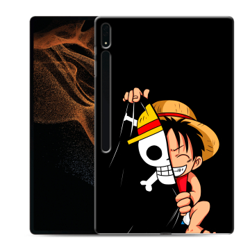 Силиконовый чехол на Samsung Galaxy Tab S8 Ultra с принтом One Piece Ван Пис