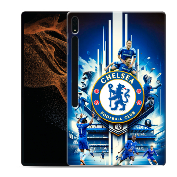 Силиконовый чехол на Samsung Galaxy Tab S8 Ultra с принтом Chelsea Челси