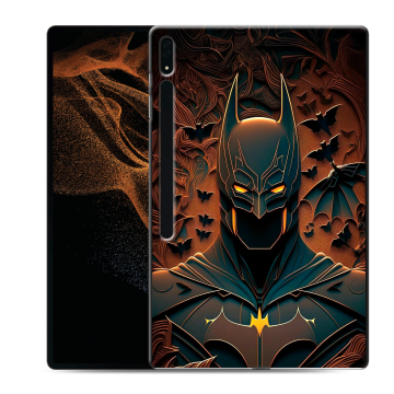 Силиконовый чехол на Samsung Galaxy Tab S8 Ultra с принтом Batman Бэтмен