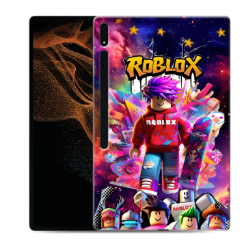Силиконовый чехол на Samsung Galaxy Tab S8 Ultra с принтом Roblox Роблокс Силиконовый чехол на Samsung Galaxy Tab S8 Ultra с принтом Roblox Роблокс
