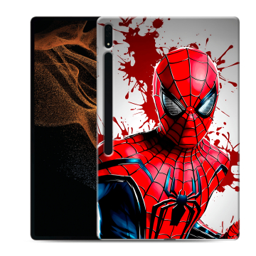 Силиконовый чехол на Samsung Galaxy Tab S8 Ultra с принтом Spiderman Человек паук