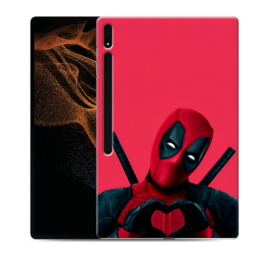 Силиконовый чехол на Samsung Galaxy Tab S8 Ultra с принтом Дедпул Deadpool