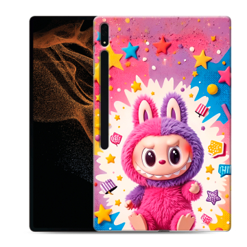 Силиконовый чехол на Samsung Galaxy Tab S8 Ultra с принтом Labubu Лабубу