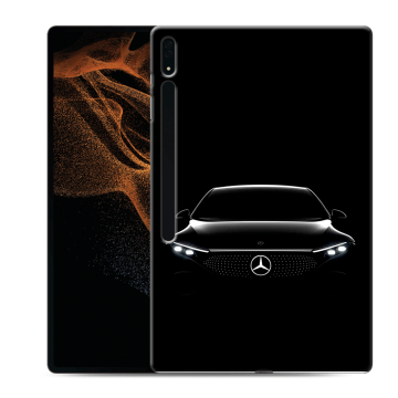 Силиконовый чехол на Samsung Galaxy Tab S8 Ultra с принтом Mercedes Мерседес