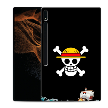 Силиконовый чехол на Samsung Galaxy Tab S8 Ultra с принтом One Piece Ван Пис
