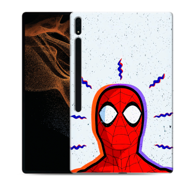 Силиконовый чехол на Samsung Galaxy Tab S8 Ultra с принтом Spiderman Человек паук
