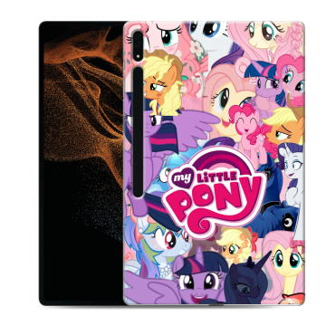 Силиконовый чехол на Samsung Galaxy Tab S8 Ultra с принтом My little pony Дружба чудо