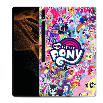 Силиконовый чехол на Samsung Galaxy Tab S8 Ultra с принтом My little pony Дружба чудо