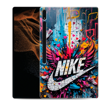 Силиконовый чехол на Samsung Galaxy Tab S8 Ultra с принтом Nike Найк