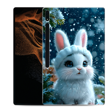 Силиконовый чехол на Samsung Galaxy Tab S8 Ultra с принтом Новый год