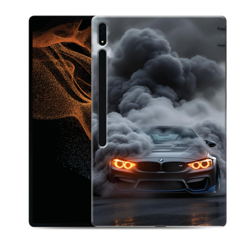 Силиконовый чехол на Samsung Galaxy Tab S8 Ultra с принтом BMW БМВ Силиконовый чехол на Samsung Galaxy Tab S8 Ultra с принтом BMW БМВ