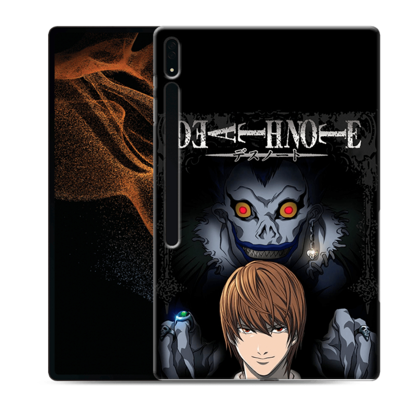 Силиконовый чехол на Samsung Galaxy Tab S8 Ultra с принтом Death note Тетрадь смерти Силиконовый чехол на Samsung Galaxy Tab S8 Ultra с принтом Death note Тетрадь смерти