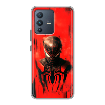Силиконовый чехол на Vivo V23 с принтом человек паук spiderman Силиконовый чехол на Vivo V23 с принтом человек паук spiderman
