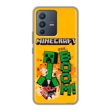 Силиконовый чехол на Vivo V23 с принтом Майнкрафт Minecraft Силиконовый чехол на Vivo V23 с принтом Майнкрафт Minecraft