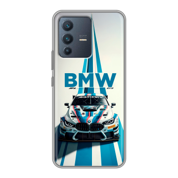 Силиконовый чехол на Vivo V23 с принтом БМВ BMW Силиконовый чехол на Vivo V23 с принтом БМВ BMW