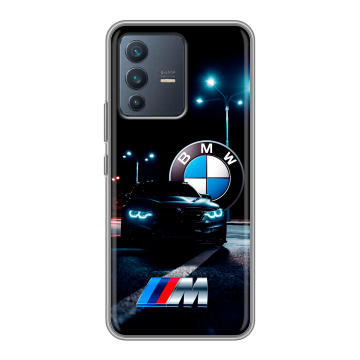 Силиконовый чехол на Vivo V23 с принтом БМВ BMW Силиконовый чехол на Vivo V23 с принтом БМВ BMW
