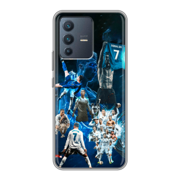 Силиконовый чехол на Vivo V23 с принтом Реал Роналдо Силиконовый чехол на Vivo V23 с принтом Реал Роналдо