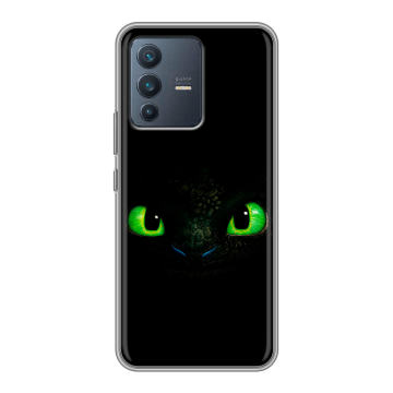 Силиконовый чехол на Vivo V23 с принтом Как приручить дракона Силиконовый чехол на Vivo V23 с принтом Как приручить дракона