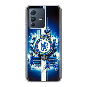 Силиконовый чехол на Vivo V23 с принтом Chelsea Челси