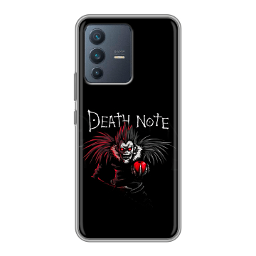 Силиконовый чехол на Vivo V23 с принтом Death note Тетрадь смерти Силиконовый чехол на Vivo V23 с принтом Death note Тетрадь смерти