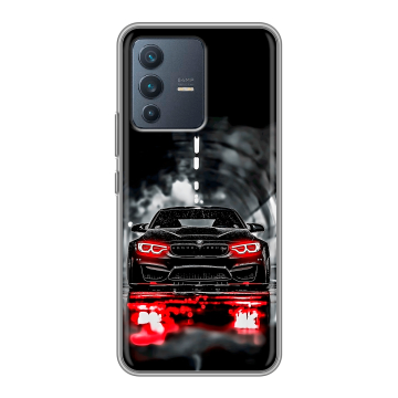 Силиконовый чехол на Vivo V23 с принтом BMW БМВ Силиконовый чехол на Vivo V23 с принтом BMW БМВ