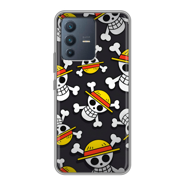 Силиконовый чехол на Vivo V23 с принтом One Piece Ван Пис